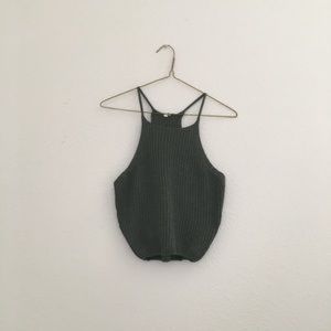 Stolen Hearts woven crop top